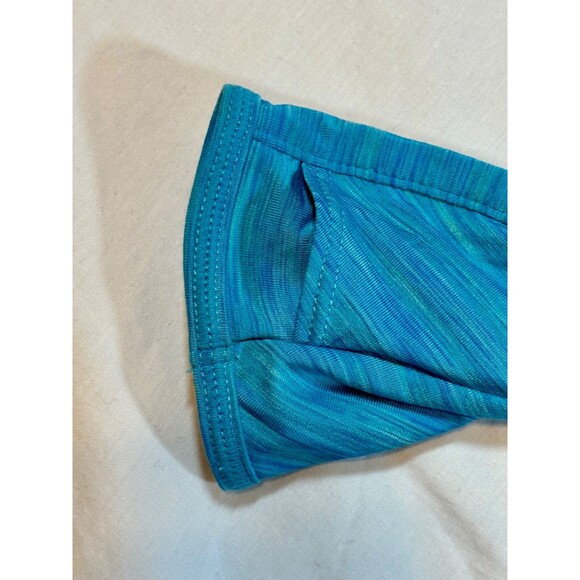 Athleta Womens Medium 1/4 Zip Blue Athletic Running Mock Neck Sweatshirt - Picture 7 of 8
